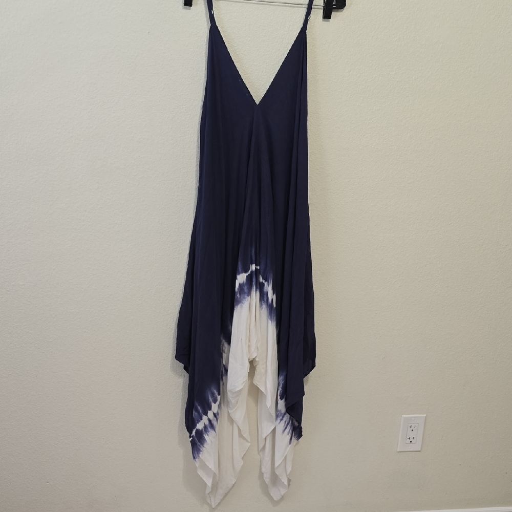 Angie‎ Deep Blue Palazzo Jumper S